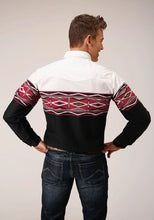 Load image into Gallery viewer, Roper Men&#39;s Tribal Border Long Sleeve Snap Shirt 03-001-0431-0409 BL