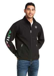 Ariat Men's New Team Mexico Softshell Jacket (Black) 10031424