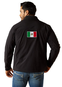 Ariat Men's New Team Mexico Softshell Jacket (Black) 10031424