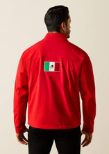 Load image into Gallery viewer, Ariat Men&#39;s New Team Softshell Mexico Jacket (Red) 10033525