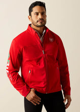 Load image into Gallery viewer, Ariat Men&#39;s New Team Softshell Mexico Jacket (Red) 10033525