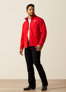 Ariat Men's New Team Softshell Mexico Jacket (Red) 10033525