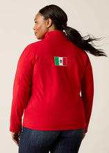 Load image into Gallery viewer, Ariat Women&#39;s New Team Mexico Softshell Jacket (Red) 10033526