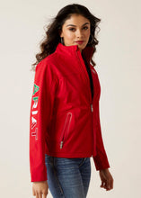 Load image into Gallery viewer, Ariat Women&#39;s New Team Mexico Softshell Jacket (Red) 10033526