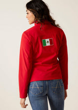 Load image into Gallery viewer, Ariat Women&#39;s New Team Mexico Softshell Jacket (Red) 10033526