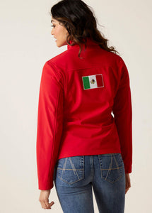 Ariat Women's New Team Mexico Softshell Jacket (Red) 10033526