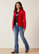 Load image into Gallery viewer, Ariat Women&#39;s New Team Mexico Softshell Jacket (Red) 10033526