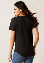 Load image into Gallery viewer, Ariat Women&#39;s Viva Mexico Screen Print Logo T-Shirt (Black) 10036634