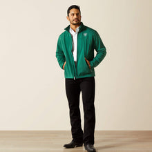 Load image into Gallery viewer, Ariat Men&#39;s New Team Softshell Mexico Jacket (Green) 10039459