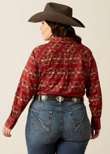 Load image into Gallery viewer, Ariat Women&#39;s Billie Jean Long Sleeve Sadie Southwest Print Shirt (Red) 10053947