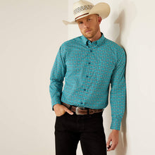 Load image into Gallery viewer, Ariat Men&#39;s Jordy Blue Print Button Down Shirt (Blue) 10054697