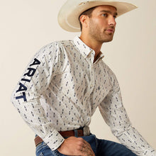 Load image into Gallery viewer, Ariat Men&#39;s Team Perkins Button Down Shirt (White) 10054728