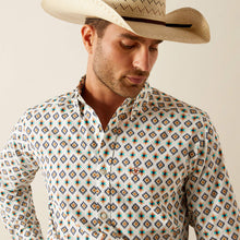 Load image into Gallery viewer, Ariat Men&#39;s Judas Fitted Button Down Shirt (Teal) 10054744