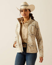 Load image into Gallery viewer, Ariat Women&#39;s New Team Softshell Print Jacket (Sand) 10054911