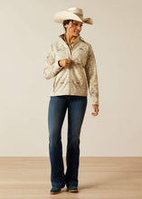 Load image into Gallery viewer, Ariat Women&#39;s New Team Softshell Print Jacket (Sand) 10054911