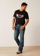 Load image into Gallery viewer, Ariat Men&#39;s SW Mexico Short Sleeve T-Shirt (Black) 10055156