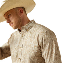 Load image into Gallery viewer, Ariat Men&#39;s Team Kason Logo Embroidery Western Shirt (Khaki) 10054692