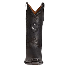 Load image into Gallery viewer, CUADRA Men&#39;s Black Deer Laser &amp; Embroidery Round Toe – CU682