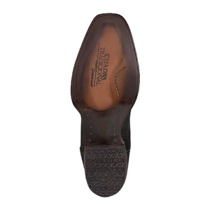 CUADRA Men's Black Deer Laser & Embroidery Round Toe – CU682