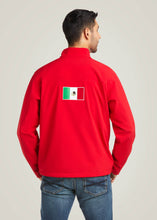 Load image into Gallery viewer, Ariat Men&#39;s New Team Softshell Mexico Jacket (Red) 10033525