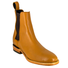 Load image into Gallery viewer, Silverton Alexander All Leather Wide Square Toe Short Boots (Honey)