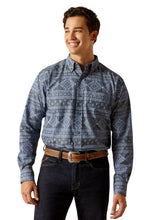 Load image into Gallery viewer, Ariat Men&#39;s Eddie Southwestern Print Long Sleeve Button-Down Shirt (Blue) 10051264