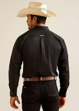 Load image into Gallery viewer, Ariat Men&#39;s Team Mexico Logo Twill Fitted Shirt (Black) 10038914