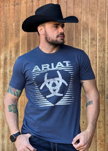 Load image into Gallery viewer, Ariat Men&#39;s Shade Short Sleeve Graphic T-Shirt (Blue) 10019779