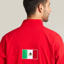 Load image into Gallery viewer, Ariat Men&#39;s New Team Softshell Mexico Jacket (Red) 10033525