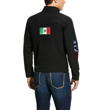 Load image into Gallery viewer, Ariat Mens New Team Mexico Black Softshell Jacket - 10031424