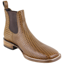 Load image into Gallery viewer, Silverton Brady All Leather Wide Square Toe Short Boots (Honey)