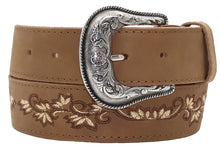 Load image into Gallery viewer, Silverton Amanda All Leather Western Belt (Tobacco)