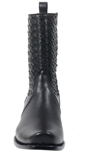 Silverton Chance All Leather Square Toe Boots (Black)