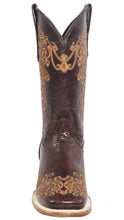 Load image into Gallery viewer, Silverton Diana All Leather Wide Square Toe Boots (Chocolate)