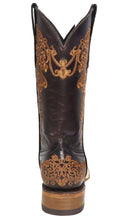 Load image into Gallery viewer, Silverton Diana All Leather Wide Square Toe Boots (Chocolate)