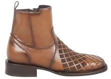 Load image into Gallery viewer, Silverton Jerry All Leather Wide Square Toe Short Boots (Honey)