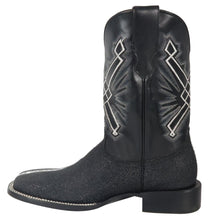 Load image into Gallery viewer, Silverton Brentwood All Leather Wide Square Toe Boots (Black)