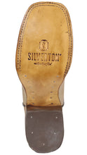 Load image into Gallery viewer, Silverton Chloe Fringe All Leather Wide Square Toe Boots (Beige)