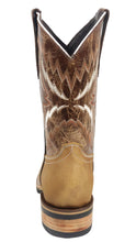 Load image into Gallery viewer, Silverton Longhorn All Leather Square-Toe Boots (Brown)