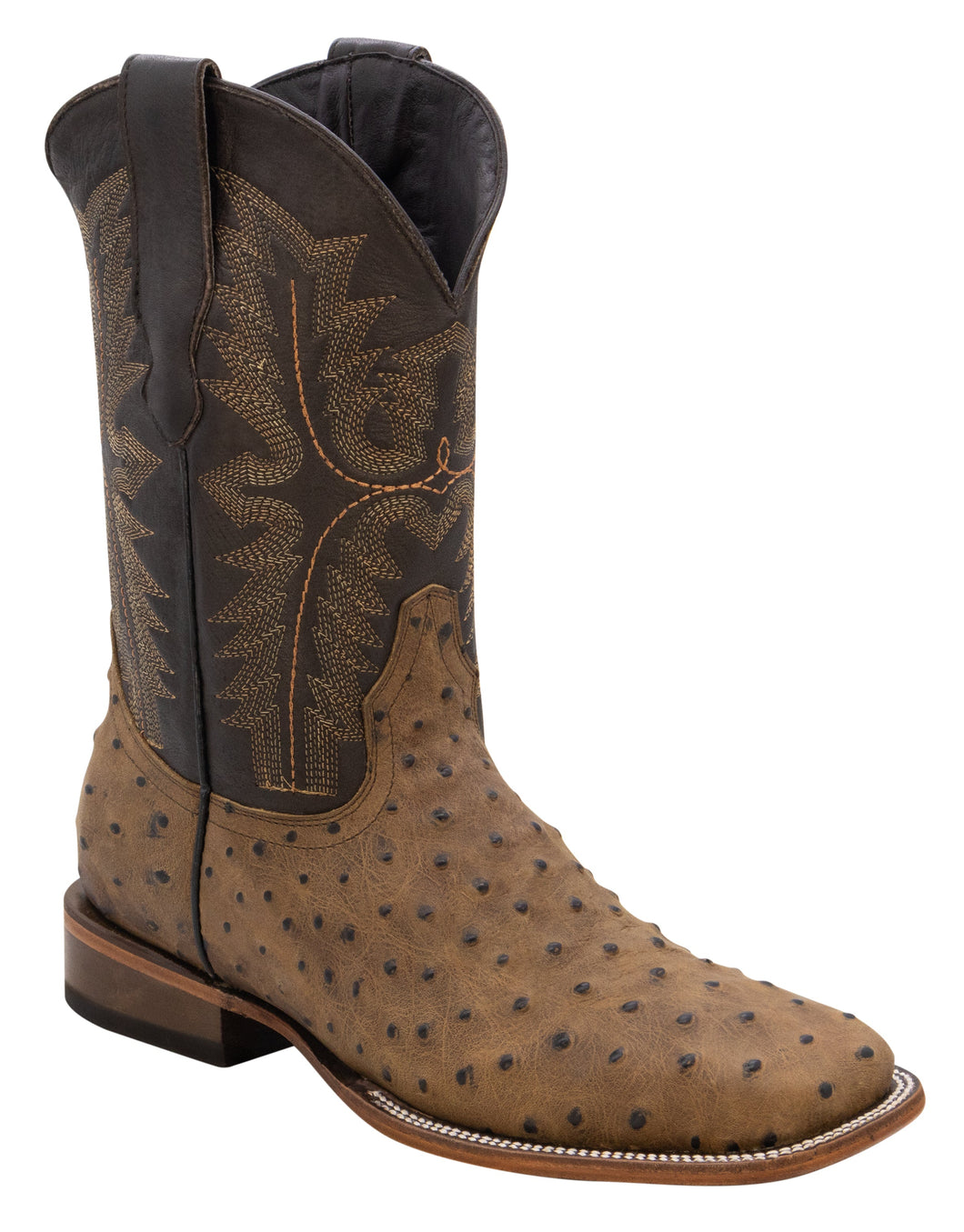 Silverton Owen All Leather Wide Square Toe Boots (Tobacco)