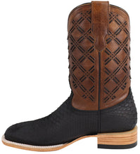 Load image into Gallery viewer, Silverton Peyton All Leather Wide Square Toe Boots (Black)