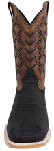 Load image into Gallery viewer, Silverton Peyton All Leather Wide Square Toe Boots (Black)
