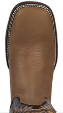 Load image into Gallery viewer, Silverton Phoenix Genuine Leather Wide Square Toe Boots (Tobacco)