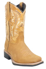 Load image into Gallery viewer, Silverton Stockton All Leather Square Toe Boots (Honey)