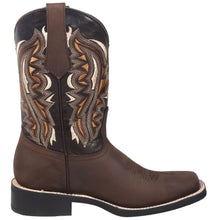 Load image into Gallery viewer, Silverton Stockton All Leather Square Toe Boots (Chocolate)