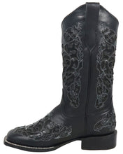 Load image into Gallery viewer, Silverton Grace All Leather Wide Square Toe Boots (Black)