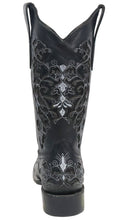 Load image into Gallery viewer, Silverton Grace All Leather Wide Square Toe Boots (Black)