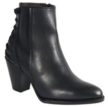 Load image into Gallery viewer, Silverton Walker All Leather Snip Toe Short Boots (Black)
