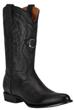 Load image into Gallery viewer, CUADRA Men&#39;s Black Deer Laser &amp; Embroidery Round Toe – CU682