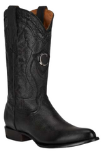 Load image into Gallery viewer, CUADRA Men&#39;s Black Deer Laser &amp; Embroidery Square Toe Boots – CU682